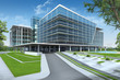 3D render of a building