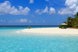 Photo: Beautiful blue lagoon and white bank Beautiful blue lagoon and white bank