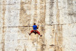 Climber on the wall.