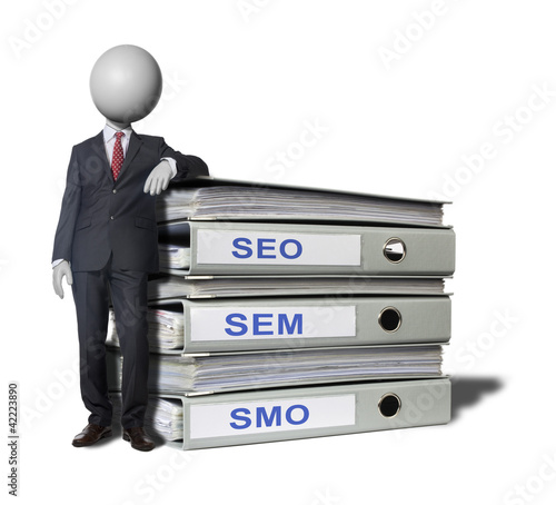 Photo: internet management Headman concept internet management Headman concept