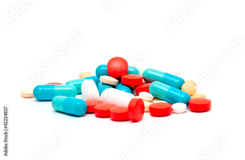 Photo: colorful pills colorful pills