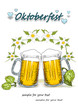 Oktoberfest, Bier, Hopfen  Karte