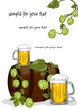 Fass, Bier und Hopfen