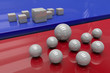 Divisions, groups, and competition