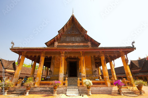 Foto: Buddhist wat Sisaket in Vientiane, Laos Buddhist wat Sisaket in Vientiane, Laos
