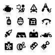 Cart parts icons set  Elegant series