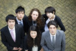 Multi ethnic business group