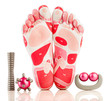 Photo: massage on the foot massage on the foot