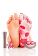 Photo: massage on the foot massage on the foot
