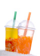 Bubble Tea mit Boba und Jelly gemischt