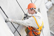 Facade Plasterer worker at work