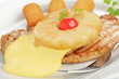 Schweinesteak Hawaii, Kartoffelkroketten