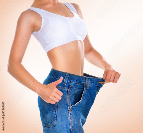 Photo: Weight loss. Healthy lifestyles concept Weight loss. Healthy lifestyles concept