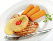 Schweinesteak Hawaii, Kartoffelkroketten
