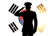 The South Korea flag