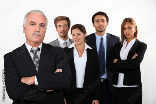 Photo: A team of business professionals A team of business professionals