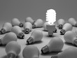 Energy saving light bulb, the different concept