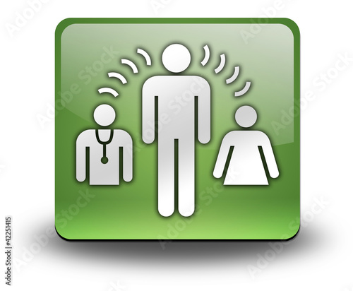 Illustrazione: Green 3D Effect Icon "Interpreter Services" Green 3D Effect Icon "Interpreter Services"