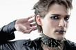 goth-style man