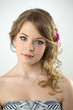 Portrait of Young Teenager Girl / with hairstyle