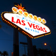 Welcome to Las Vegas Sign at night