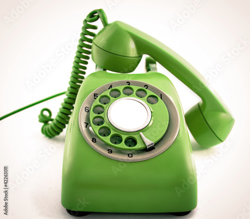 Photo: old retro phone old retro phone