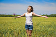 Photo: Girl enjoying Girl enjoying