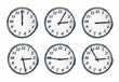 Wall clock with the number thirteen