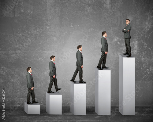 Foto: Business success of a businessman Business success of a businessman