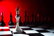 Photo: An interesting arrangement of pieces on the chessboard An interesting arrangement of pieces on the chessboard