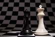 Photo: An interesting arrangement of pieces on the chessboard An interesting arrangement of pieces on the chessboard