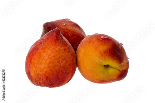 Photo: Three Peaches (Prunus persica) Three Peaches (Prunus persica)
