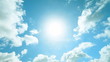 Cloudy sunny sky time lapse