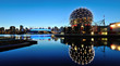 Photo: Vancouver Science World and BC Stadium at night Vancouver Science World and BC Stadium at night