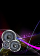 Vector: Music Poster with Attractive Rainbow Colors Music Poster with Attractive Rainbow Colors