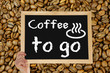 Sign - Coffee to go