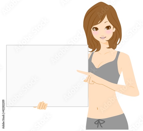 Illustration: フィットネス インストラクター ボード フィットネス インストラクター ボード