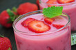 Smoothie, Erdbeeren