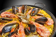 Paella de mariscos.