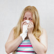 handkerchief blonde girl