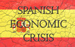 Spanish Economic Crisis Flag