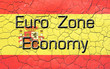 Euro Zone Economy Spanish Flag