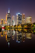 Perfect Reflection - Melbourne City Skyline