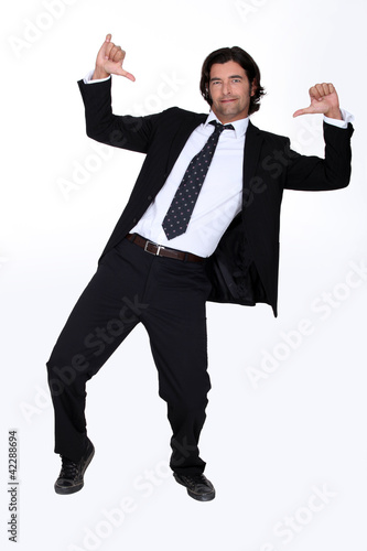 Photo: Arrogant businessman Arrogant businessman
