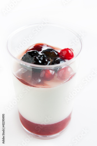 Photo: panna cotta with fruit panna cotta with fruit