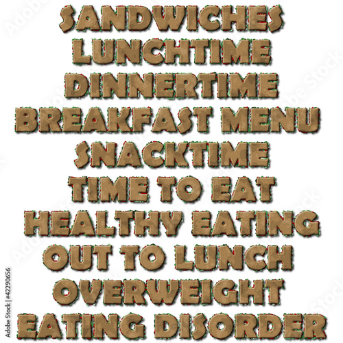Illustration: Sandwich words Sandwich words