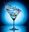 Photo: Splash martini from flying olives. Splash martini from flying olives.