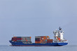 Containerschiff auf der Ostsee vor Kiel