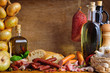 Foto: traditional meat and sausages traditional meat and sausages