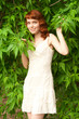 Woman enjoying the summer